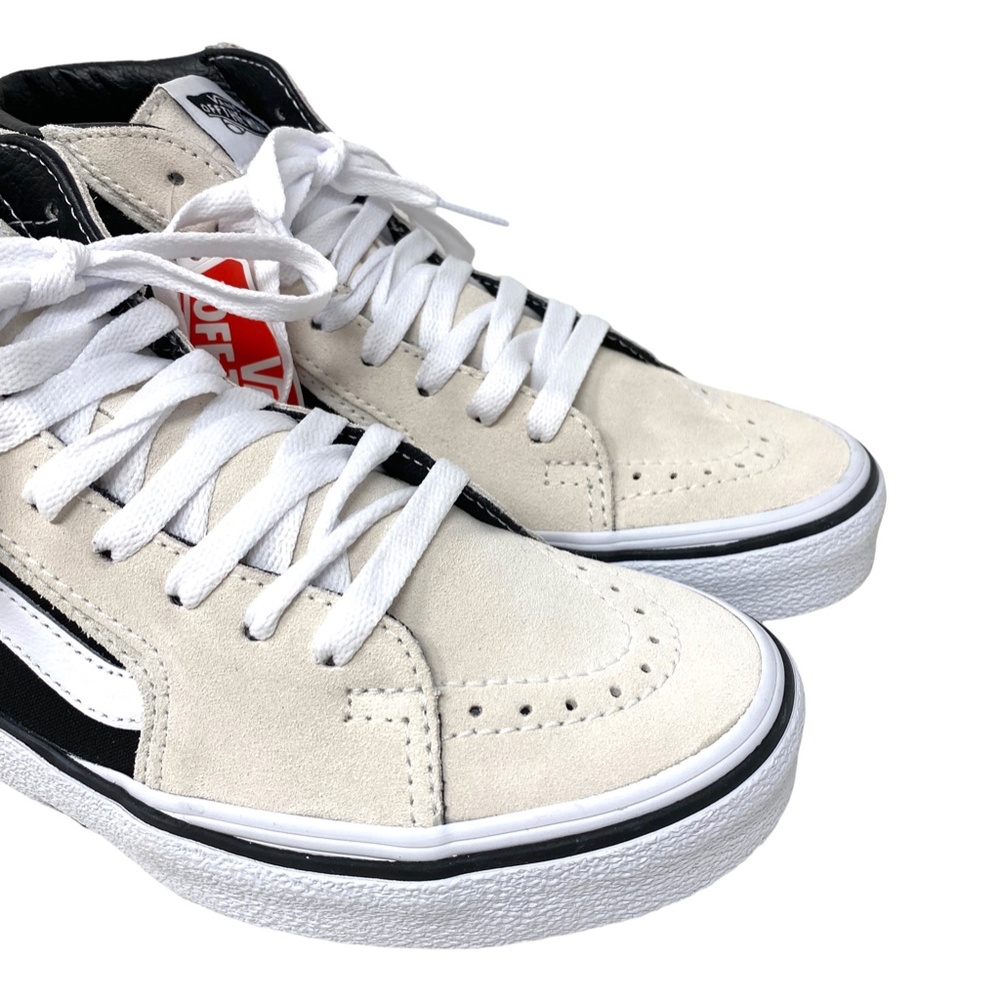 VANS Sk8-Hi Bolt Shoes Beige Black Men Size Suede Sneakers Skate VN0A5JIVZHJ - Picture 5 of 9